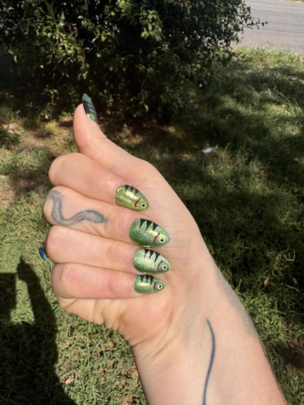 Fishing Lure Nails