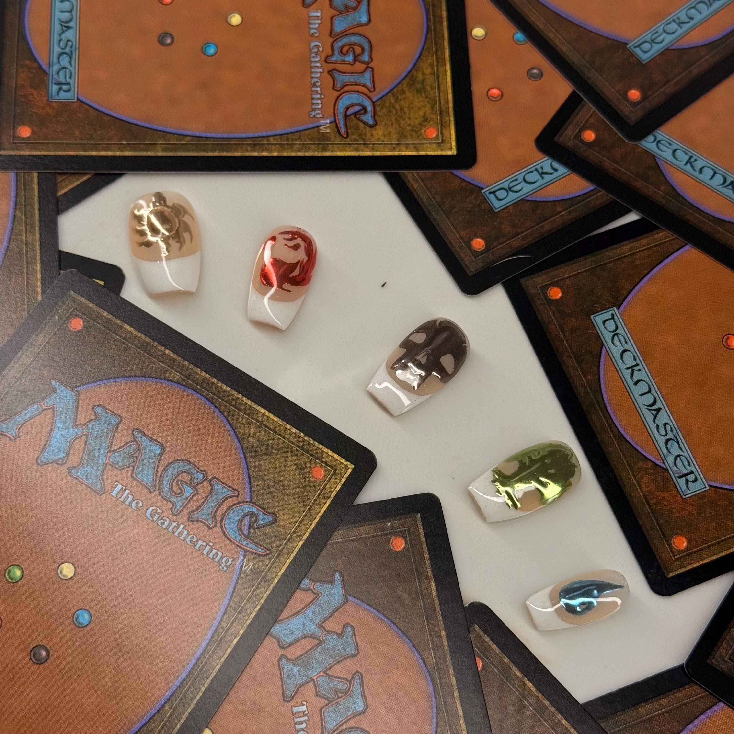 MTG! Elements Themed Nails