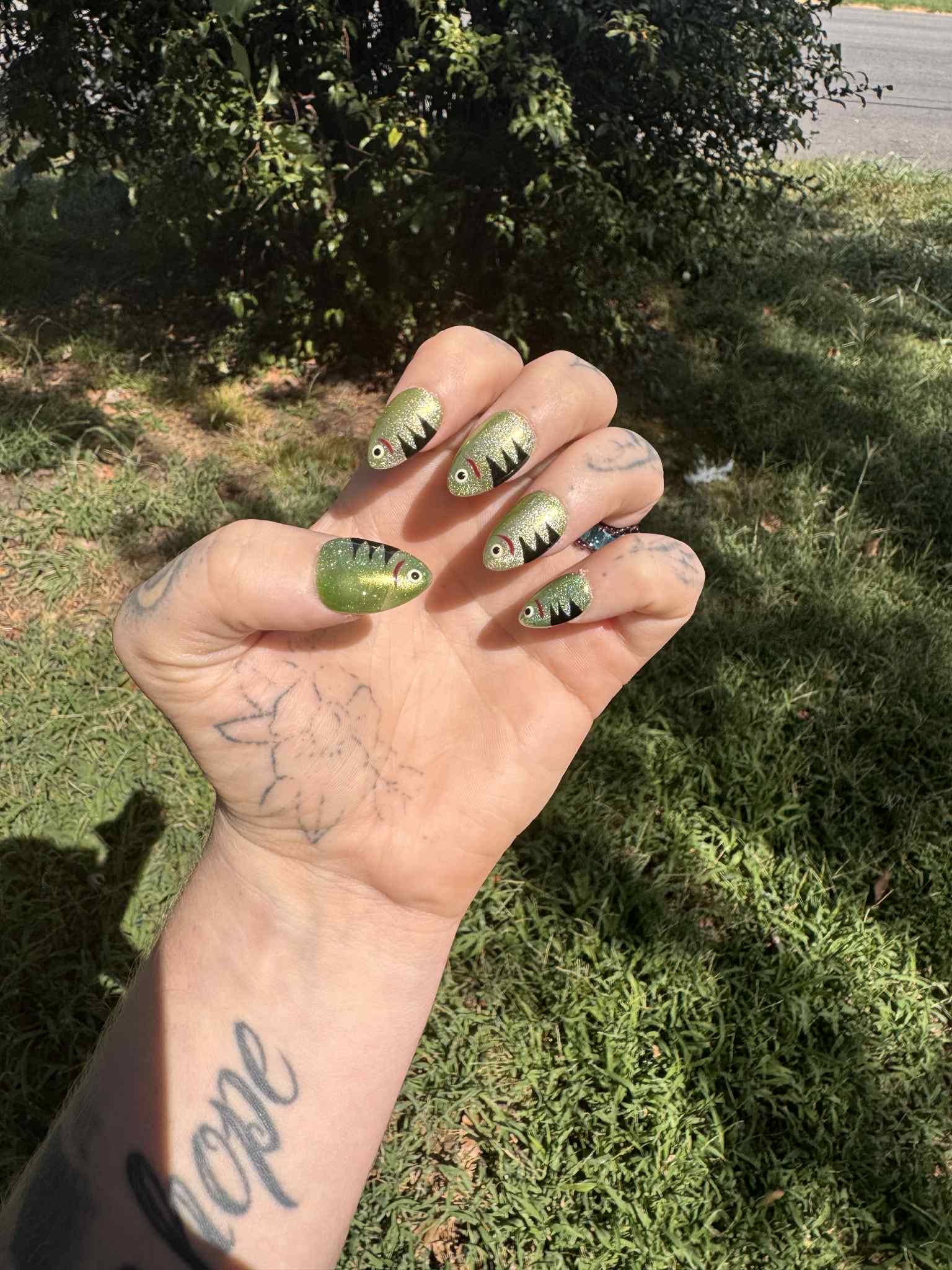 Fishing Lure Nails
